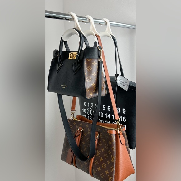 3pk Handbag Hanger Sturdy Acrylic Closet Organizer Purse Storage Hook in White - Picture 5 of 10